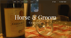 Desktop Screenshot of horseandgroomcaulcott.co.uk
